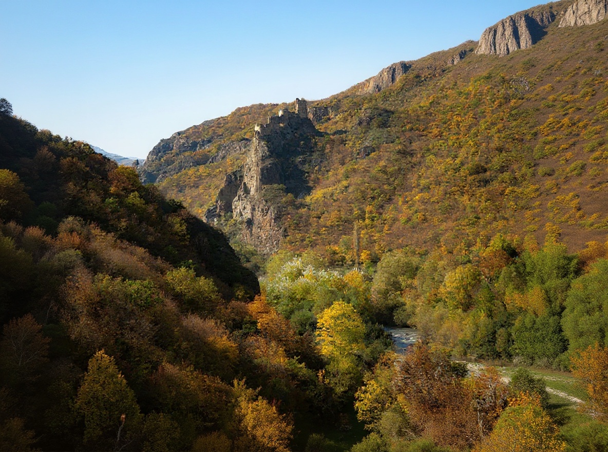 The Alazani Valley from Telavi — Kakheti's administrative centre and best base for the northern wine route